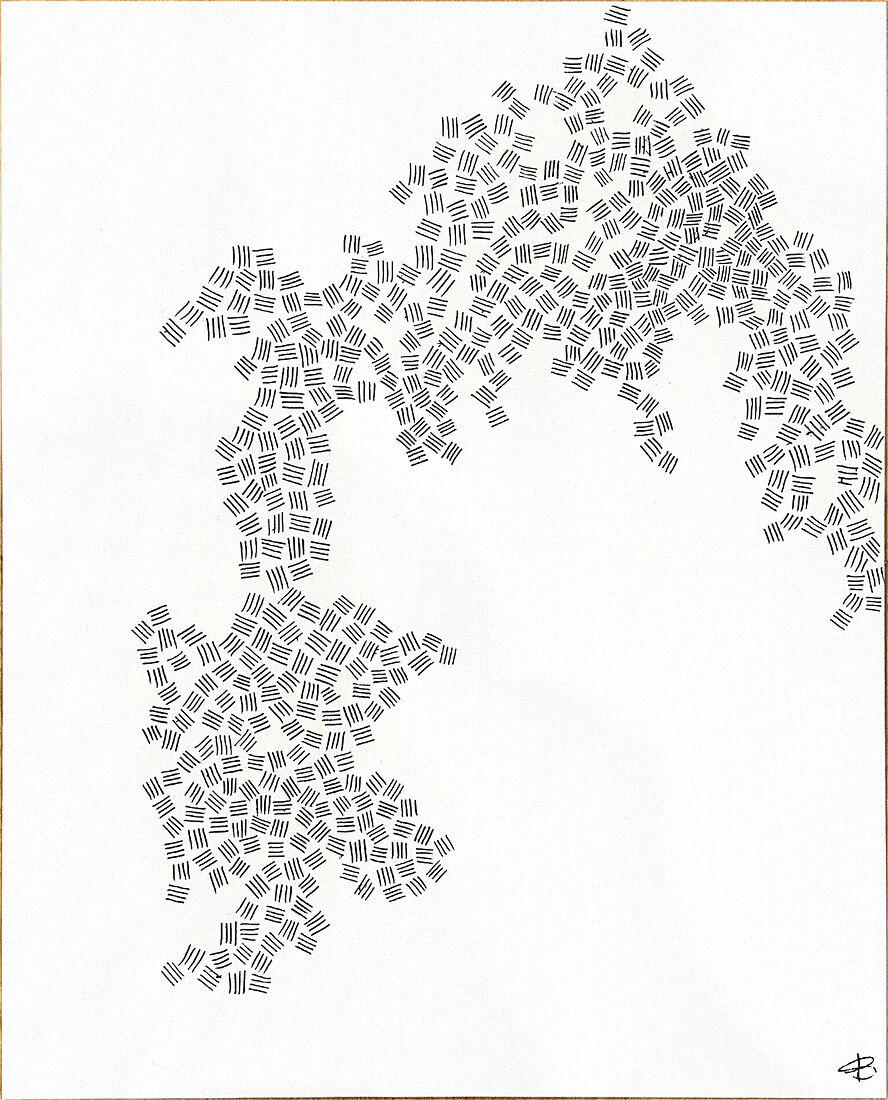 холст, акриловый маркер 40Х50