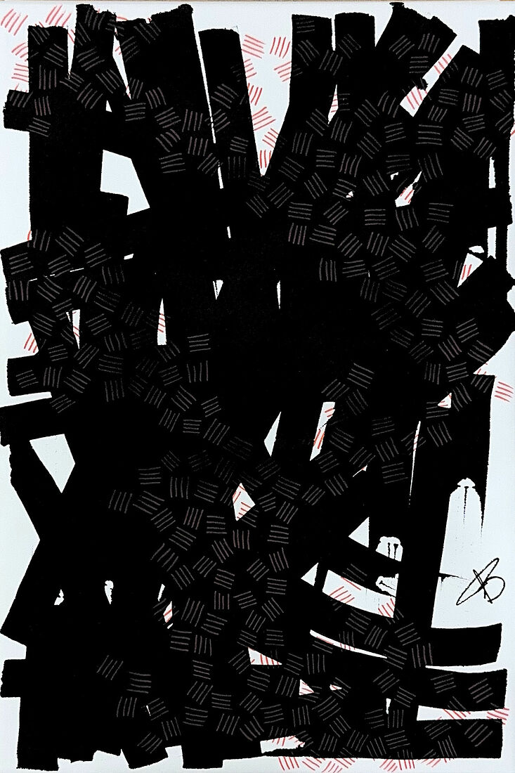 бумага, акриловый маркер, чернила   30Х20